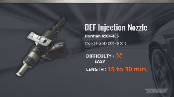 How To Install Dorman's Def Injection Nozzle on GM Vehicles - AutoZone