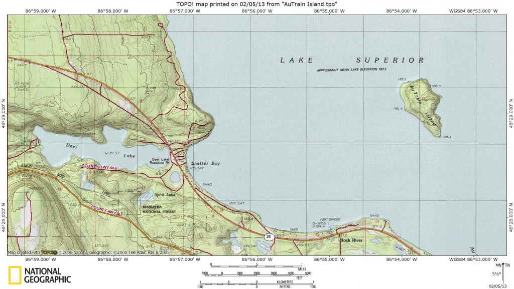 Au Train Bay Michigan Map Autrain Island Michigan Private Island For Sale » Gallery