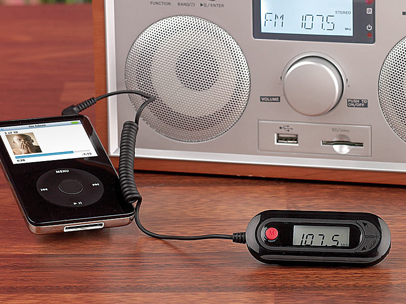 auvisio UniversalFMTransmitter für Kfz & Zuhause