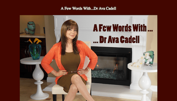 A Few Words With Dr. Ava Cadell - Dr. Ava Cadell