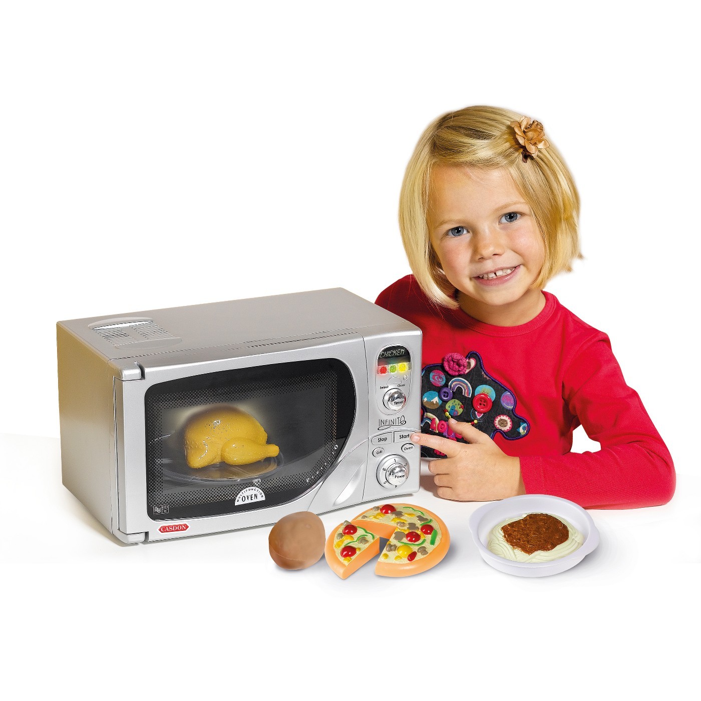 Delonghi Toy Microwave by Casdon Little Cook
