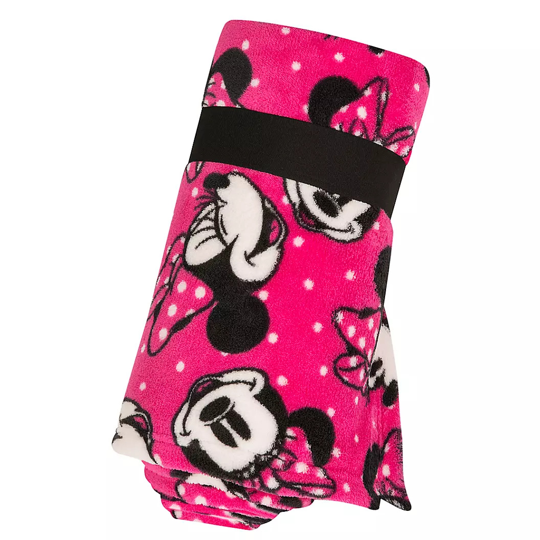 Minnie Mouse Fleece Throw Blanket Disney