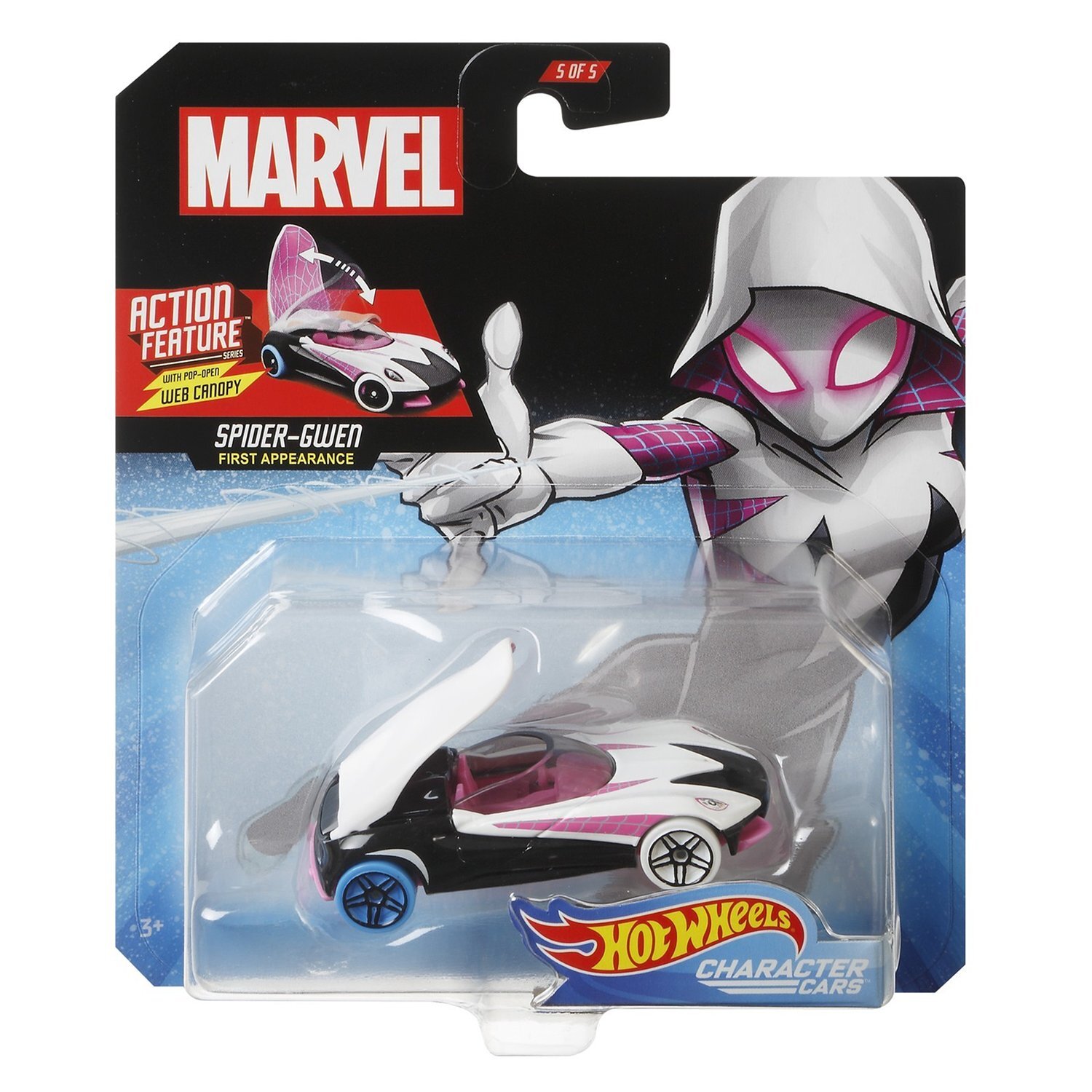 Hot Wheels Marvel Spider Gwen Character Cars
