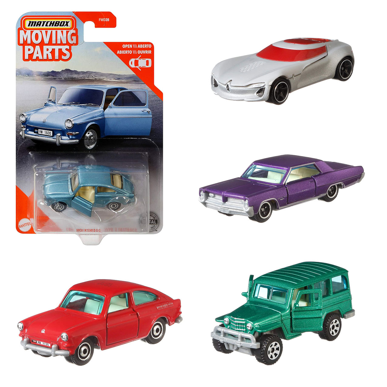 Matchbox Car Plus Moving Parts Randomly Selected
