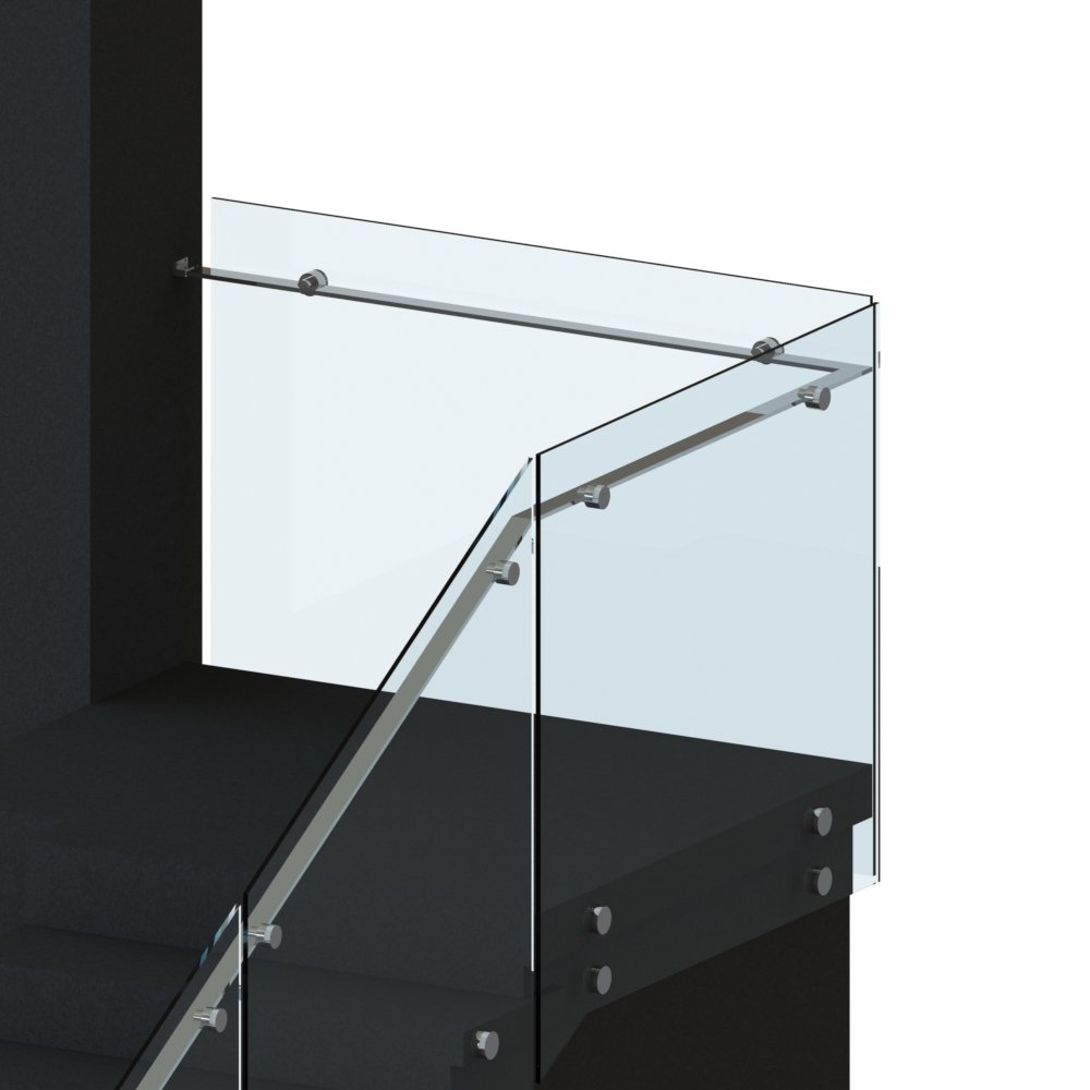 Buy Pin Fixed Glass Standoff Balustrade Panels Online AvantGarde Glass