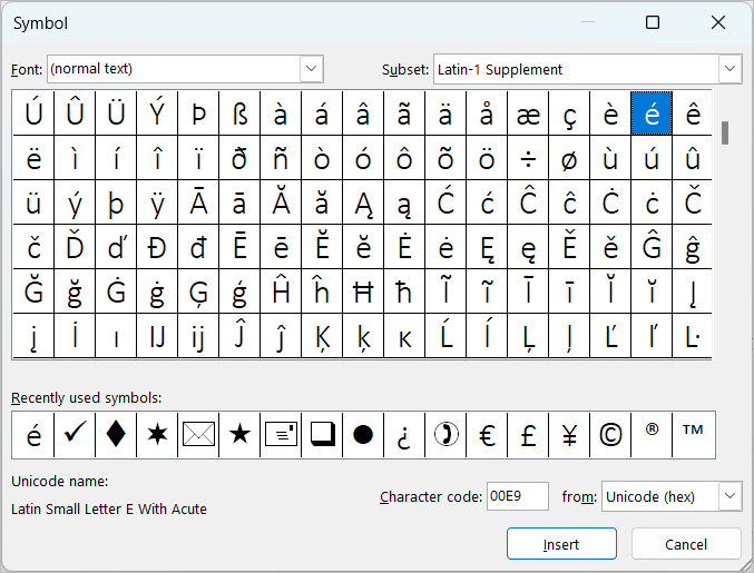 How to Insert or Type E with an Accent Mark in PowerPoint (È, É, Ê, Ë