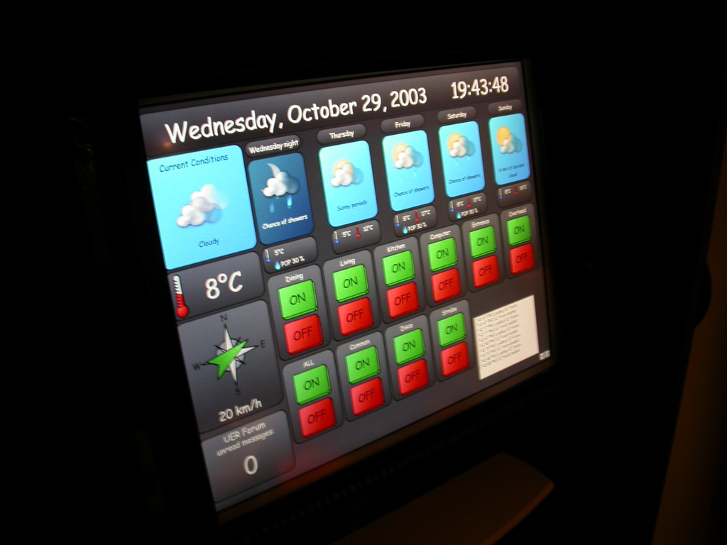 My Home Touchscreen