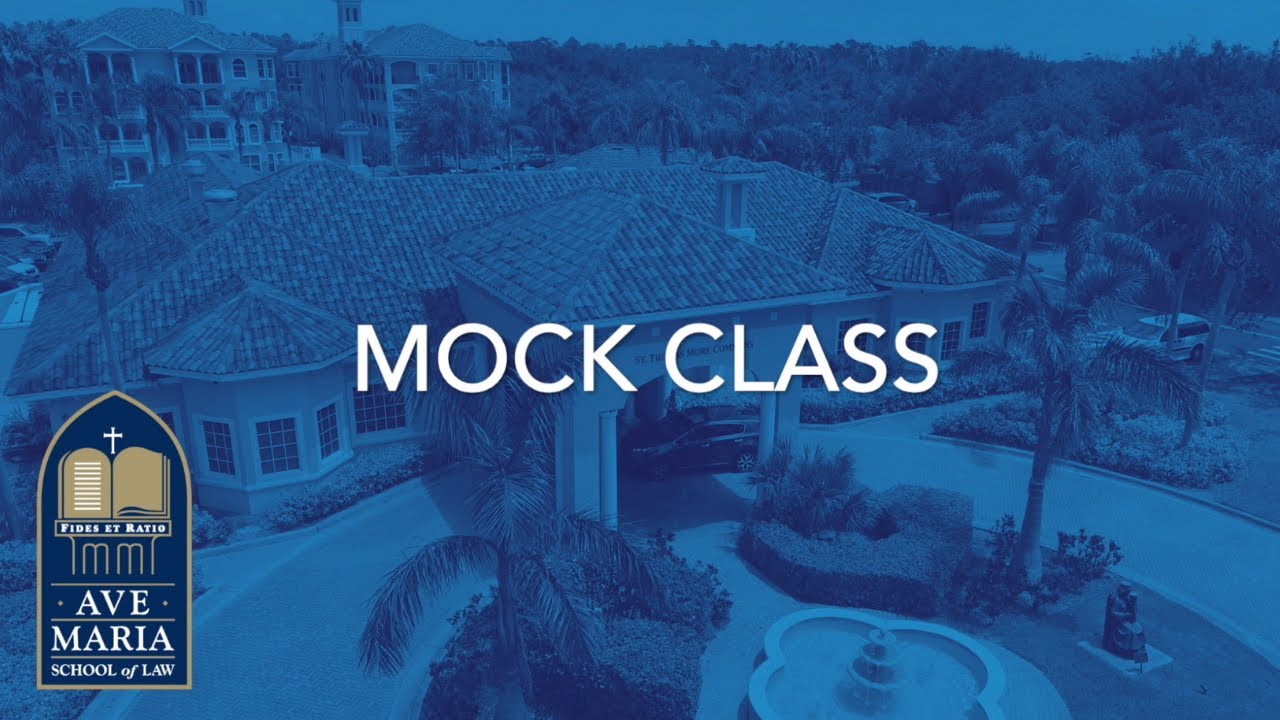 Ave Law Virtual Experience Ave Maria School of Law