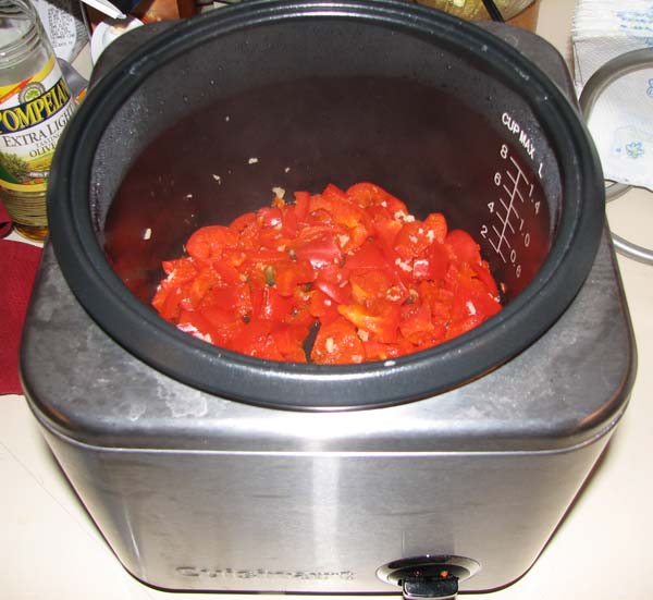 Red Pepper Rice Average Joe Cooking