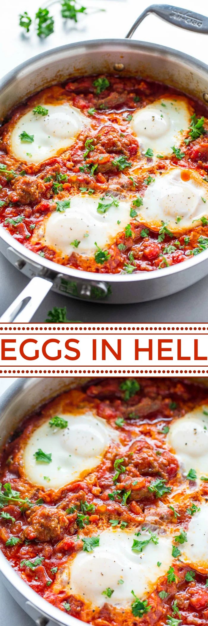 Shakshuka with Italian Sausage (Eggs in Hell) Averie Cooks