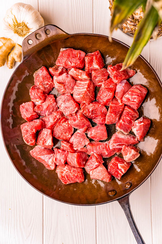 Teriyaki Steak Tips Averie Cooks