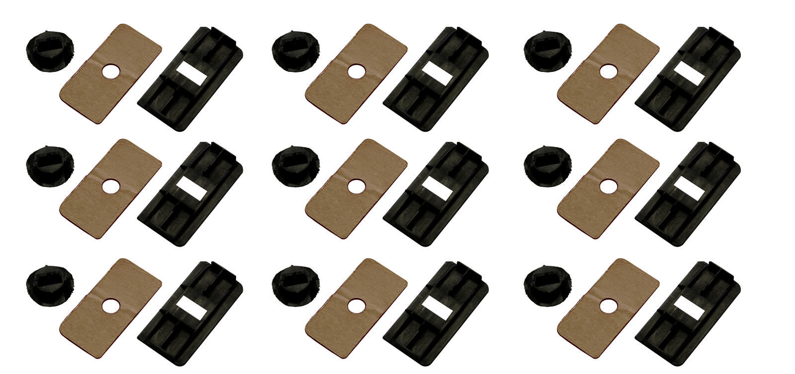 Louvre Fitting Kit Suits All Aunger Rear Louvre Mounting Clips set of 9