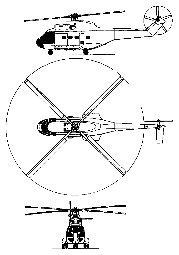 Aerospatiale SA.330 "Puma" helicopter development history, photos