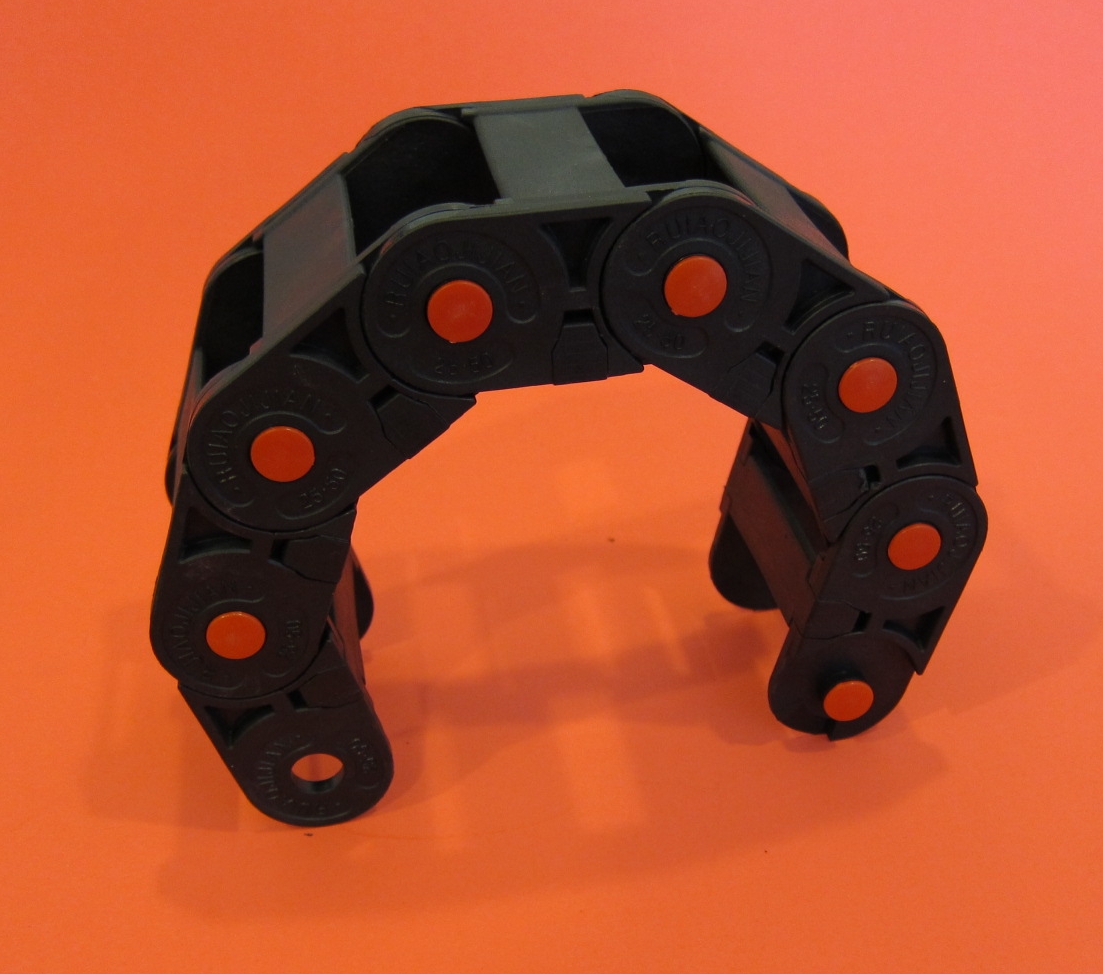 75mm (3") x 25mm (1") Cable Track, 1 meter TEZ25.75 Avid CNC