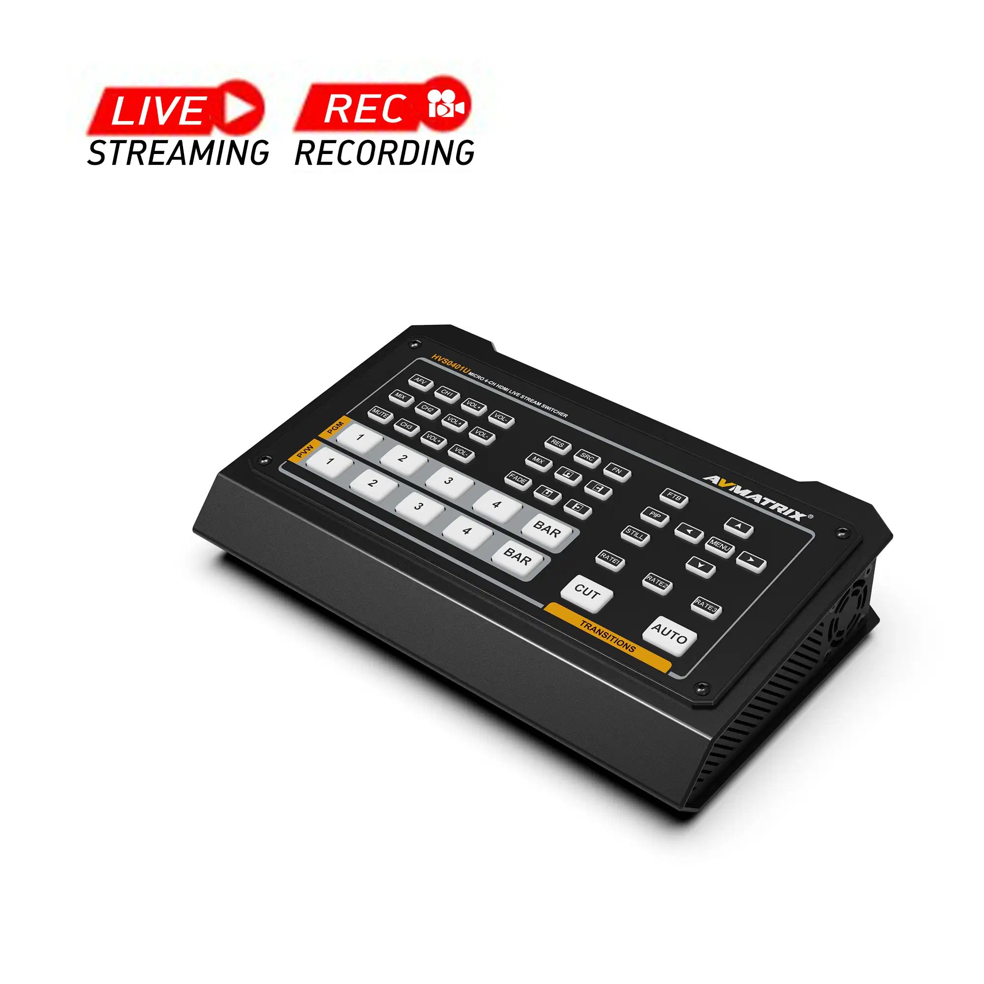 HVS0401EMicro 4CH HDMI/ DP Video Switcher AVMATRIX