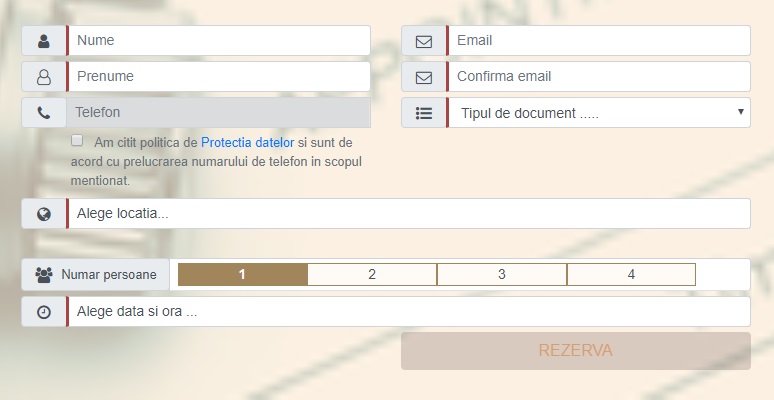 Programari online pasapoarte