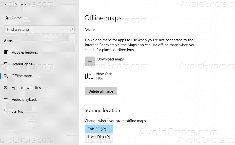 How to Get Offline Maps Windows 10 AvoidErrors