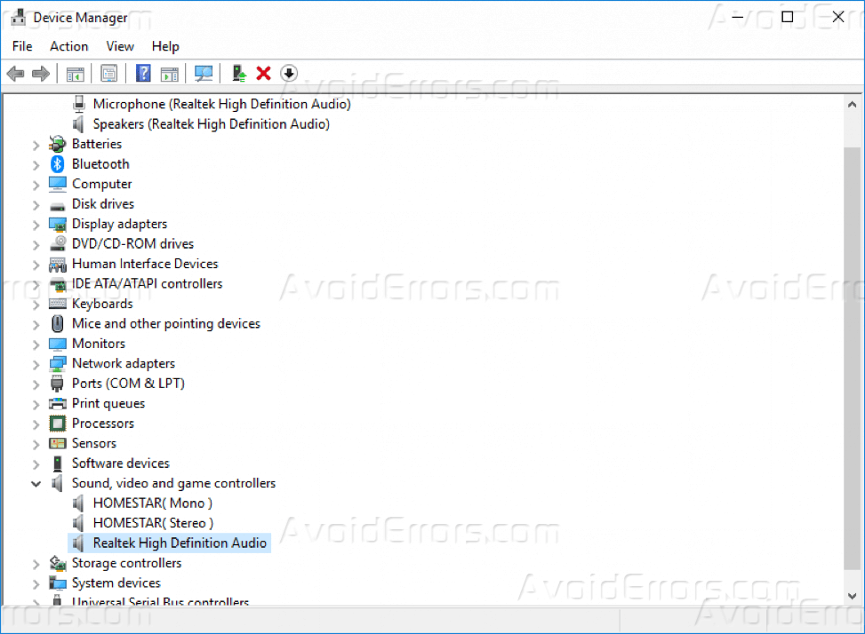 Fix Generic Audio Driver Detected in Windows 10 AvoidErrors