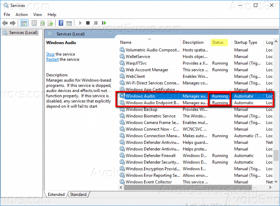 Fix Generic Audio Driver Detected in Windows 10 AvoidErrors