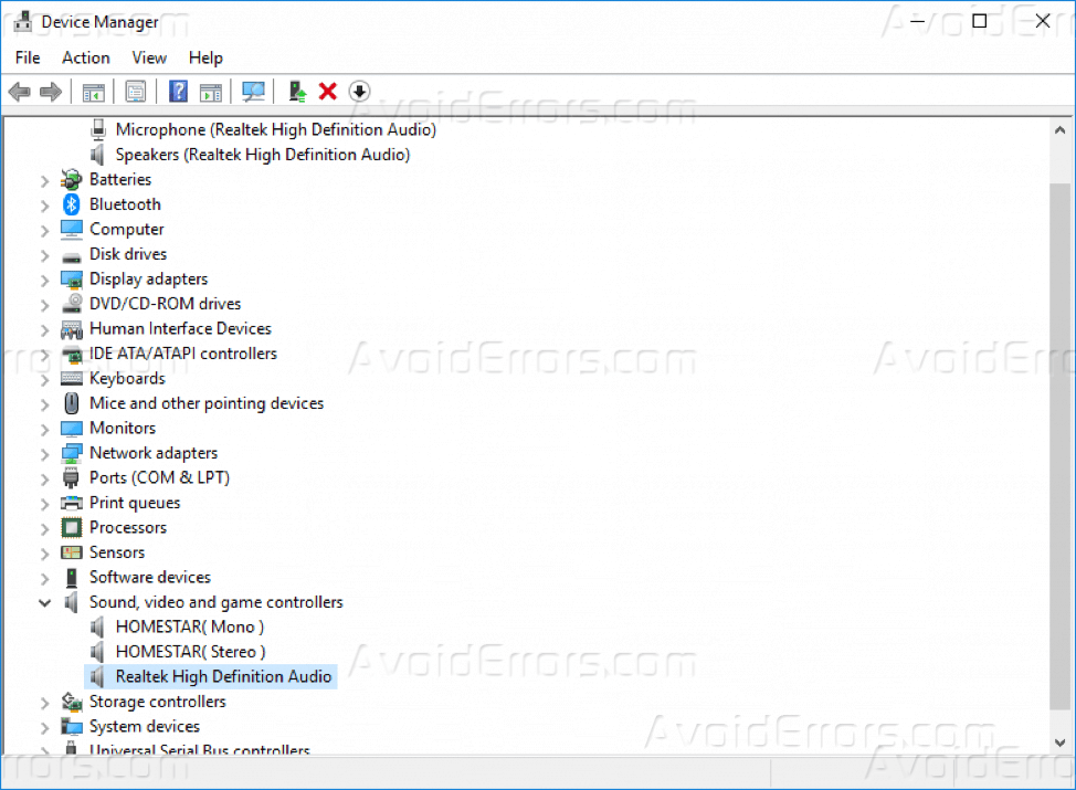 Fix Generic Audio Driver Detected in Windows 10 AvoidErrors