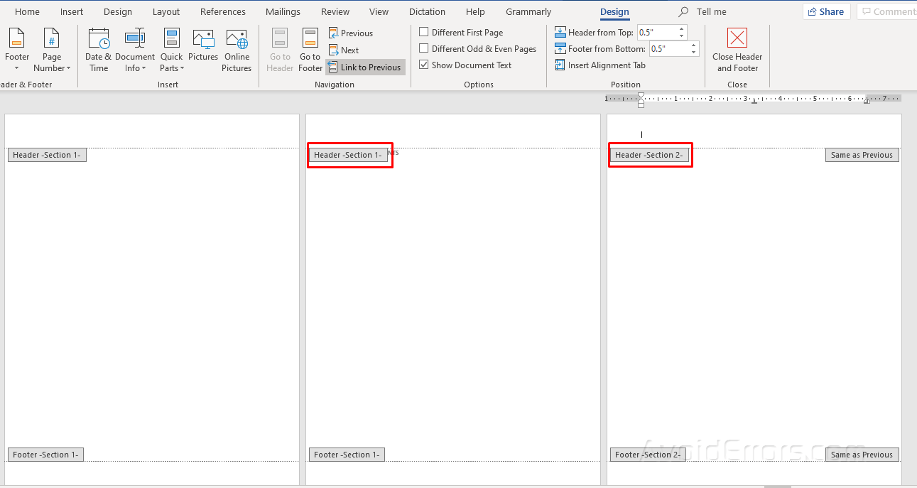 How to Skip Pages in a Numbered Document in Microsoft Word 2016