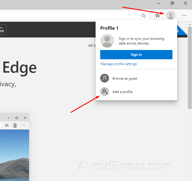 How to Use Multiple User Profiles in Microsoft Edge AvoidErrors