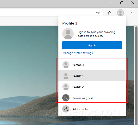 How to Use Multiple User Profiles in Microsoft Edge AvoidErrors
