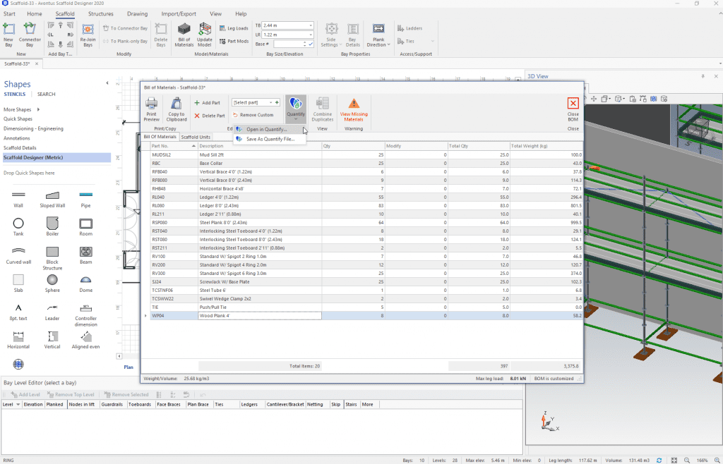 How to Calculate Scaffolding Materials and Cost
