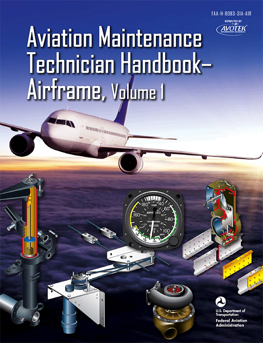 FAA AMT Handbook Airframe Vol.1 Textbook Avotek