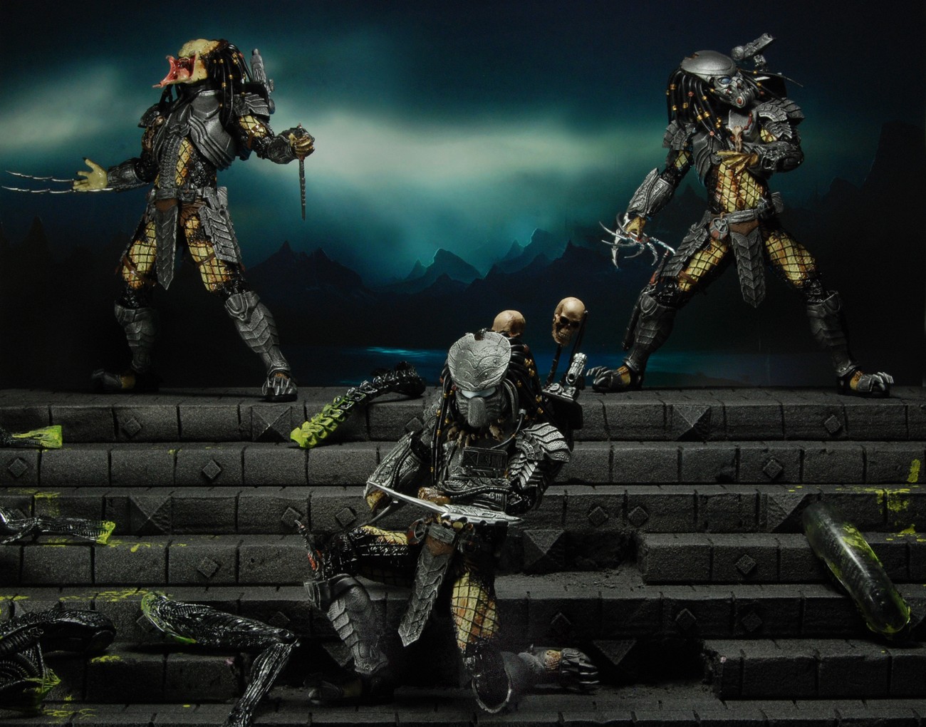 NECA Predator Series 14 (Celtic, Scar, Chopper Predator)