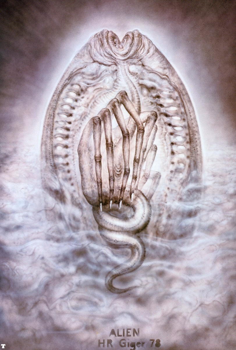 H.R. Giger Biography of his work in the Alien Film Series AvPGalaxy