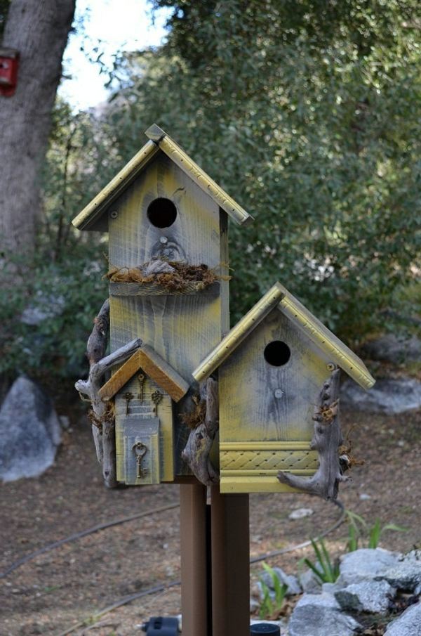 Build bird house itself DIY instructions and 40 ideas for you