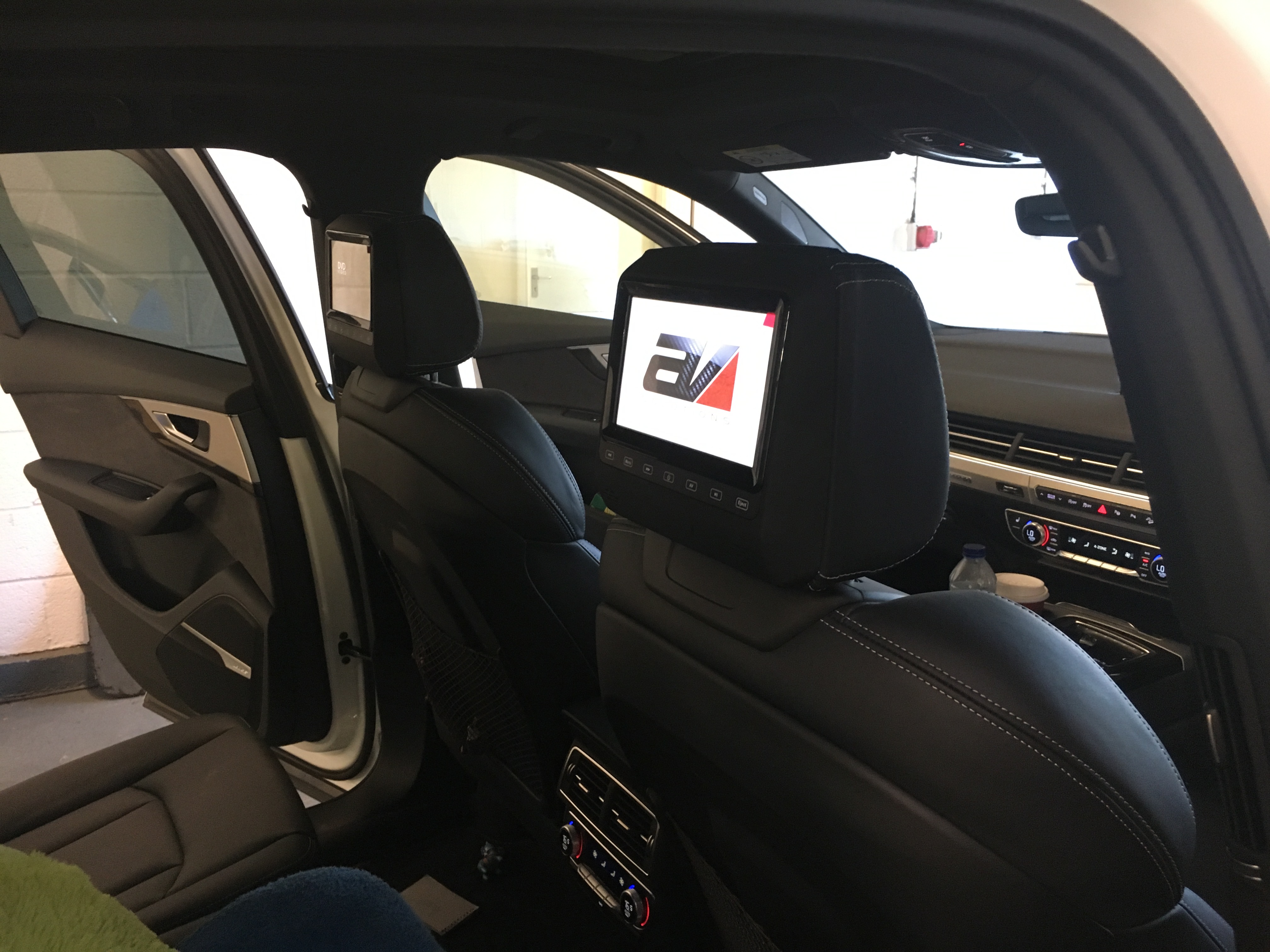 Audi Q7 replacement DVD headrest screens AV Solutions