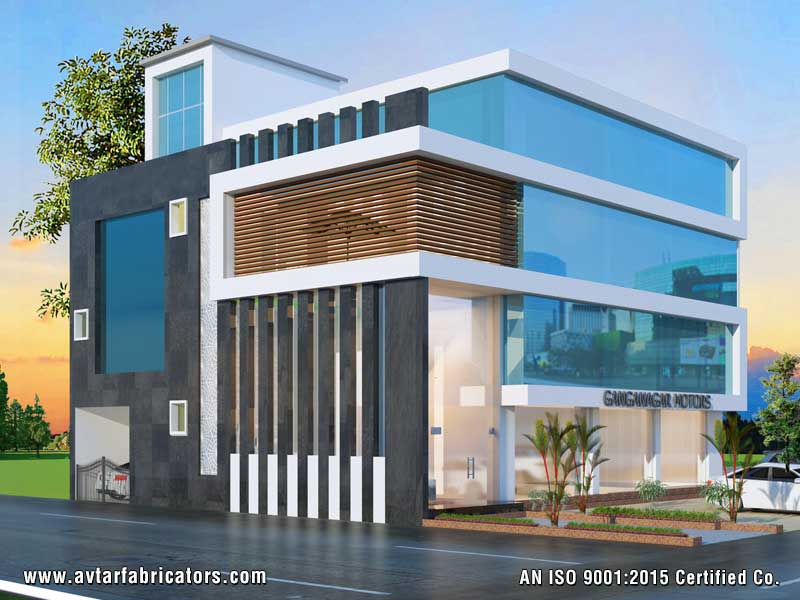 Home Front Elevation Designer in Ludhiana, Commercial Building