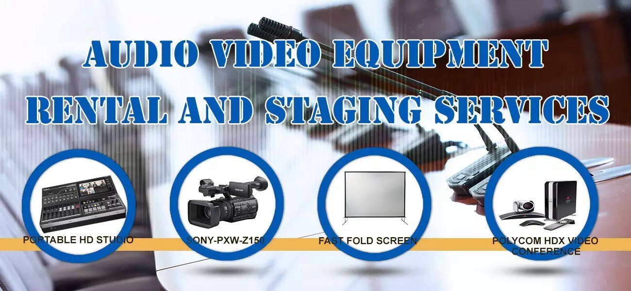 Audio video rental services in Washington DC Virginia AV Universal