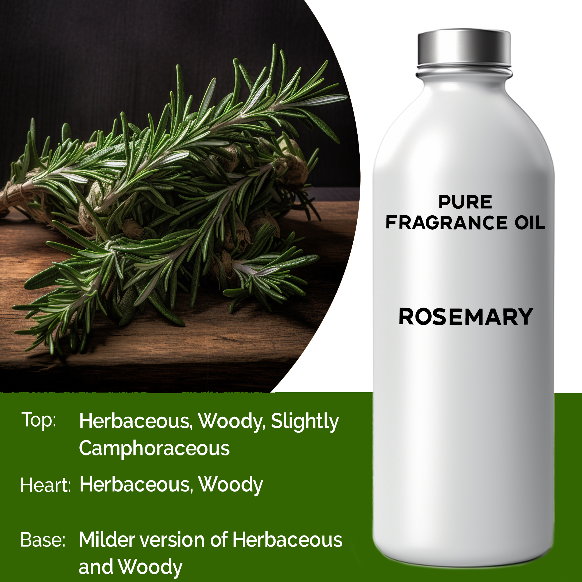 Rosemary Bulk Fragrance Oil AW Aromatics White Label Personalised
