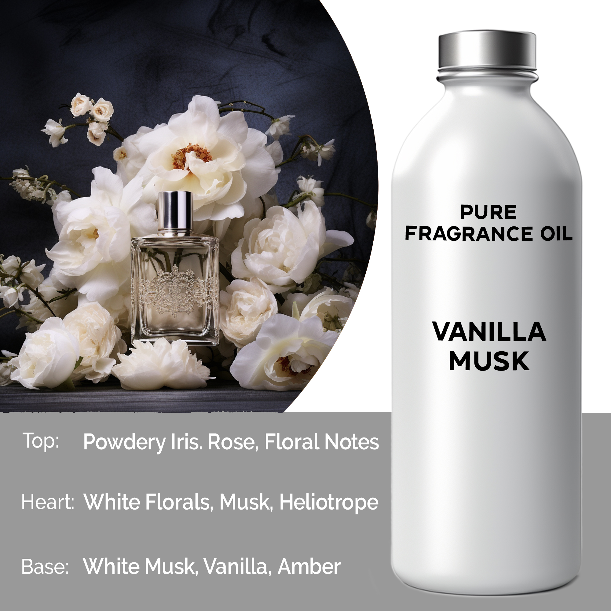 Vanilla Musk Bulk Fragrance AW Aromatics White Label Personalised