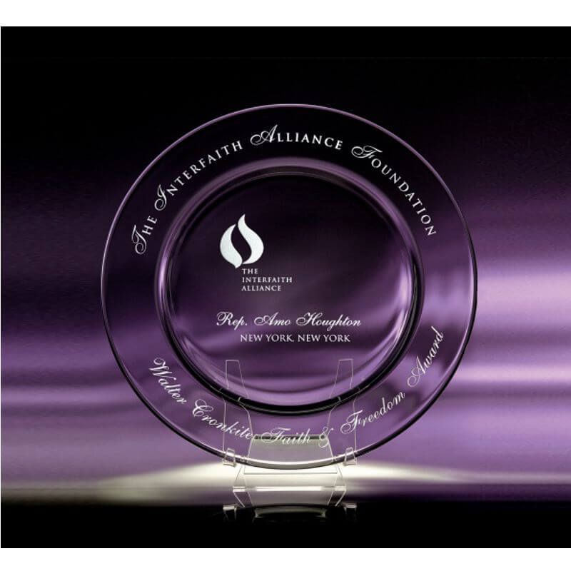 Glass Plate Accolade Recognition Award AwardMakers