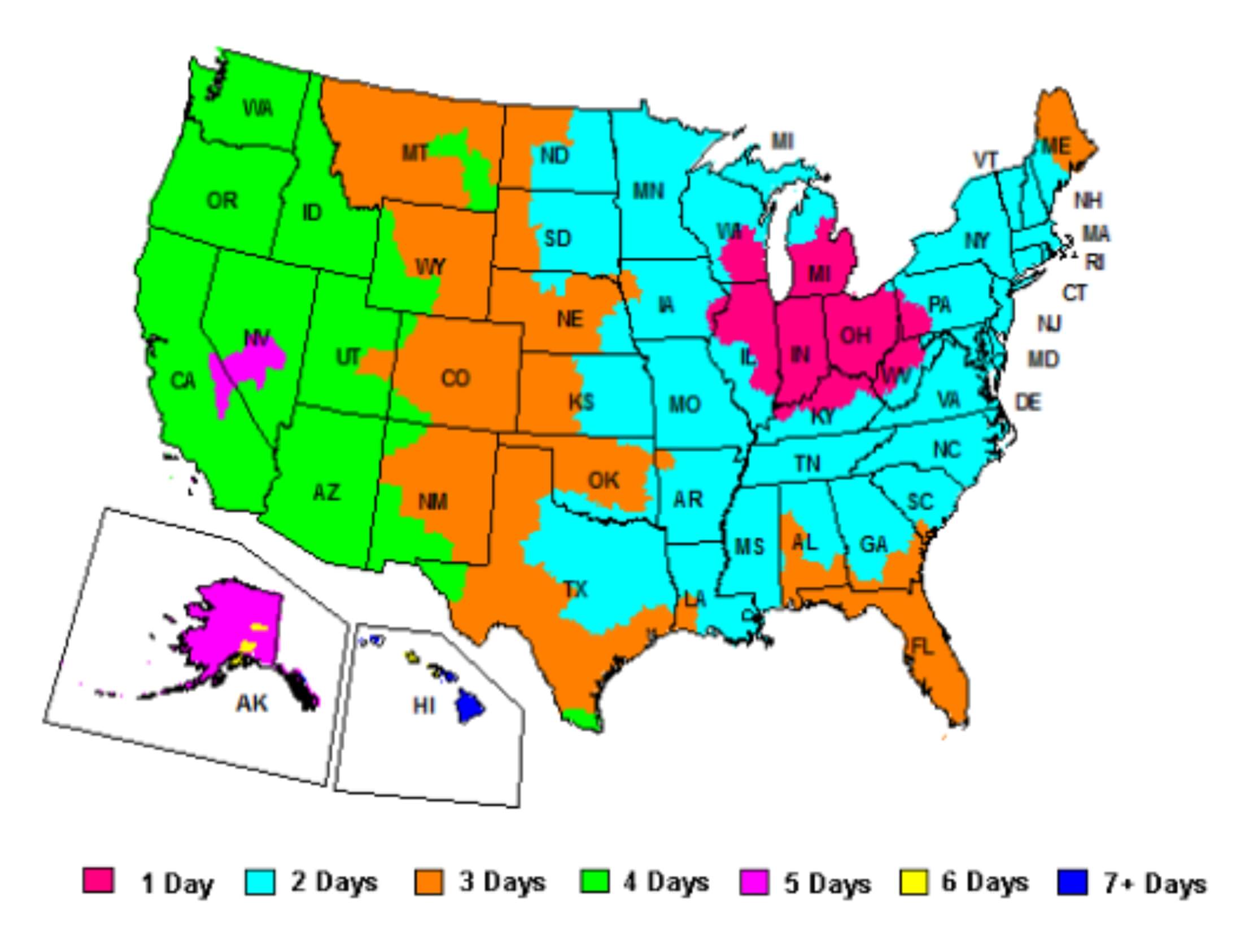 Understanding FedEx Shipping Zones » Sifted