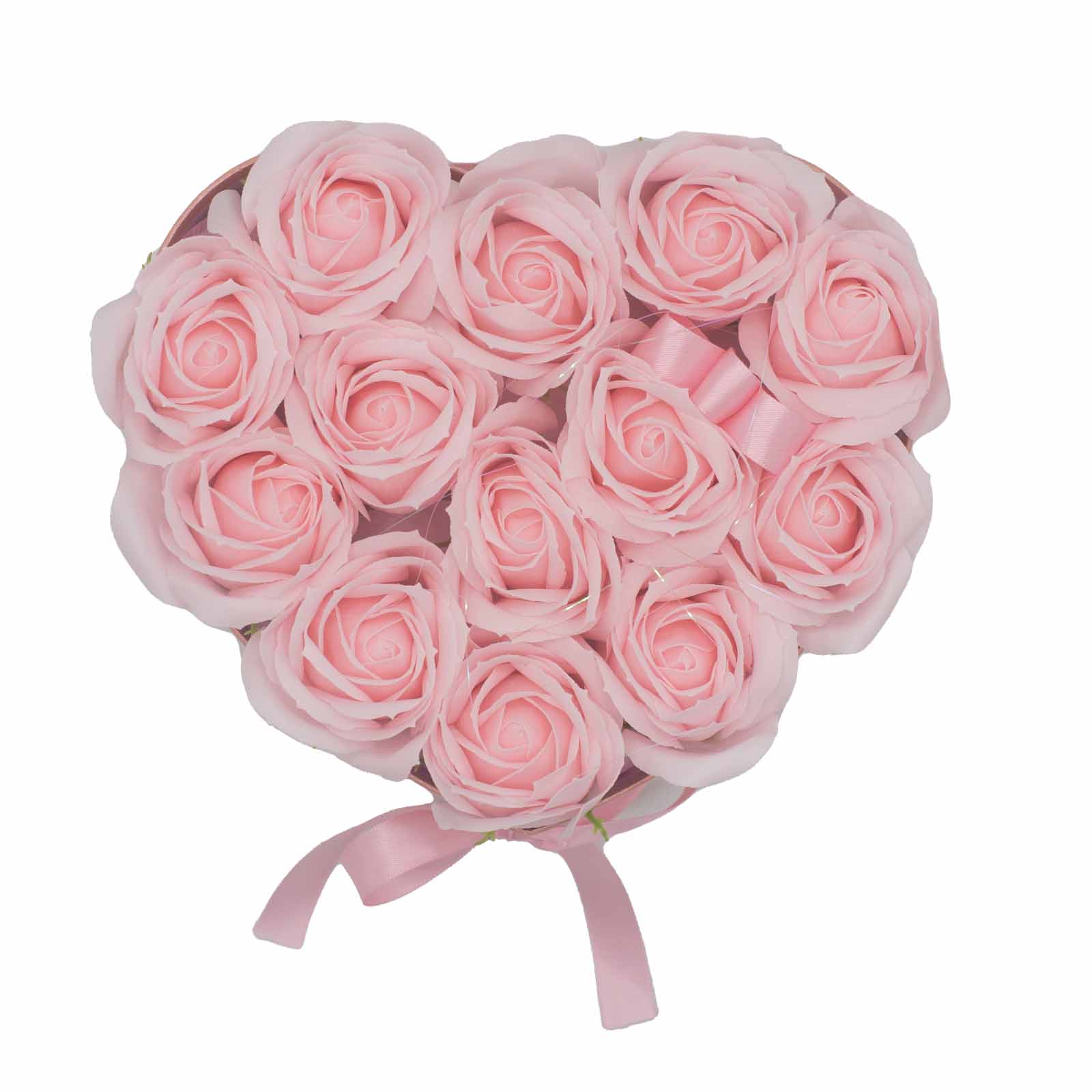 Mayorista Caja de Regalo de Flores de Jabón 13 Rosas Rosas Corazón AW Artisan