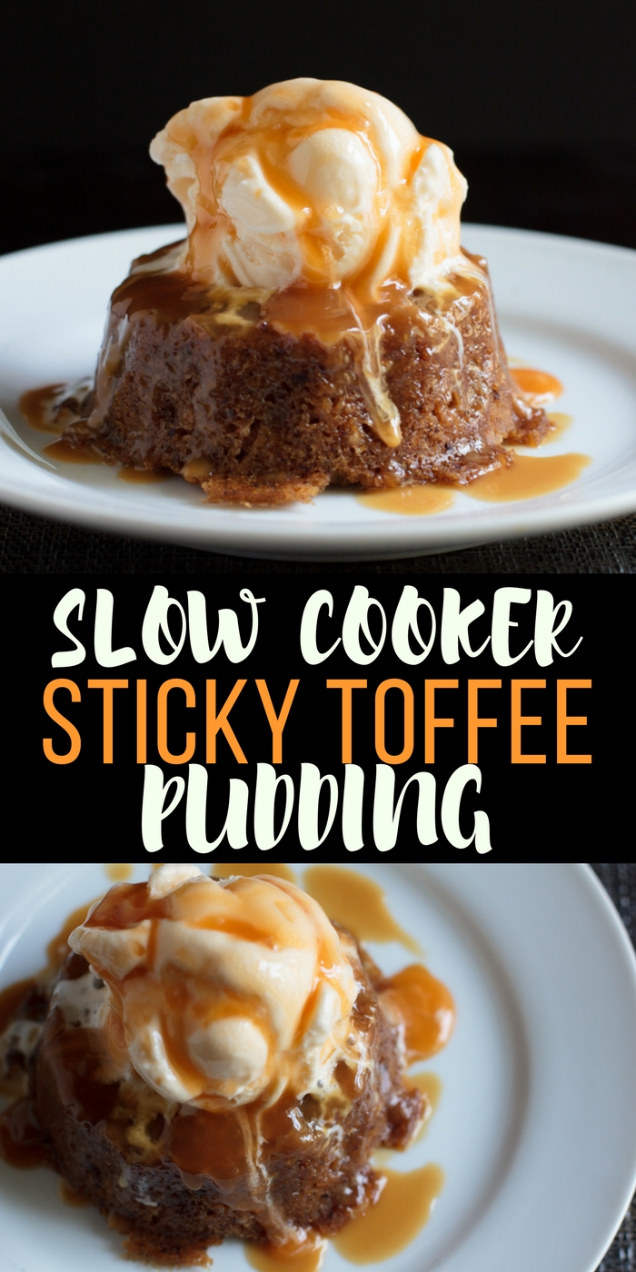 Slow Cooker Sticky Toffee Pudding Away From the Box