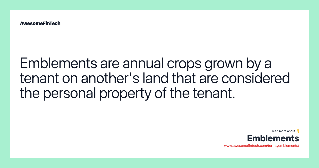 Emblements AwesomeFinTech Blog