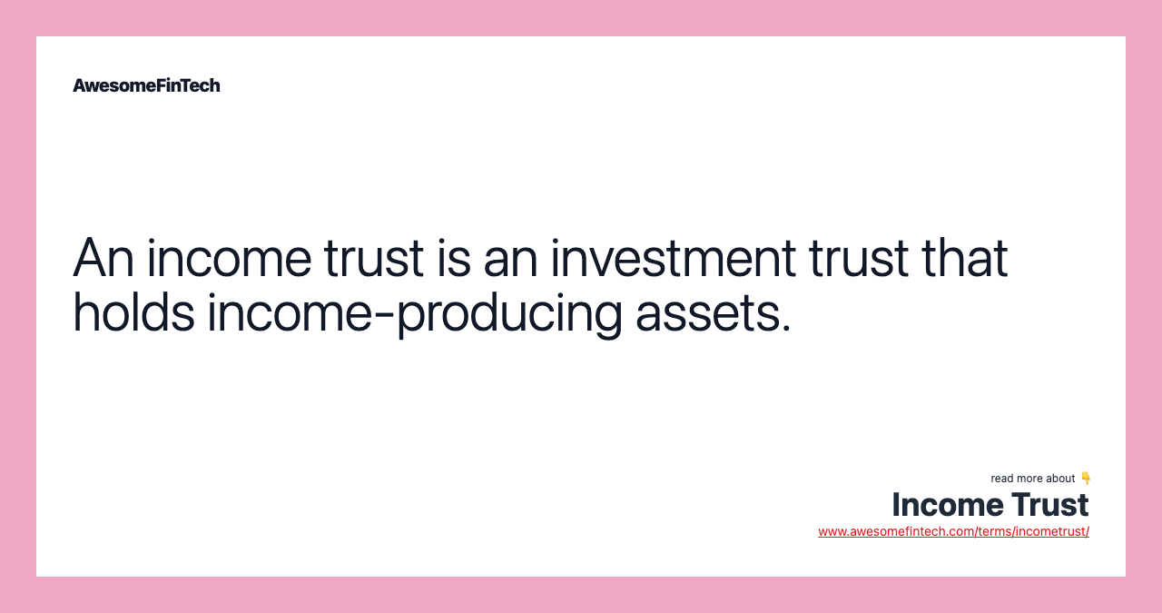 Trust AwesomeFinTech Blog
