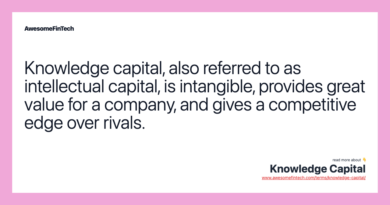 Knowledge Capital AwesomeFinTech Blog