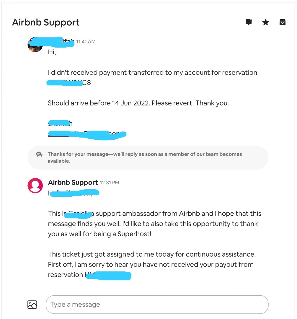 Airbnb Malaysia Payment Not Received My Awesome Moments