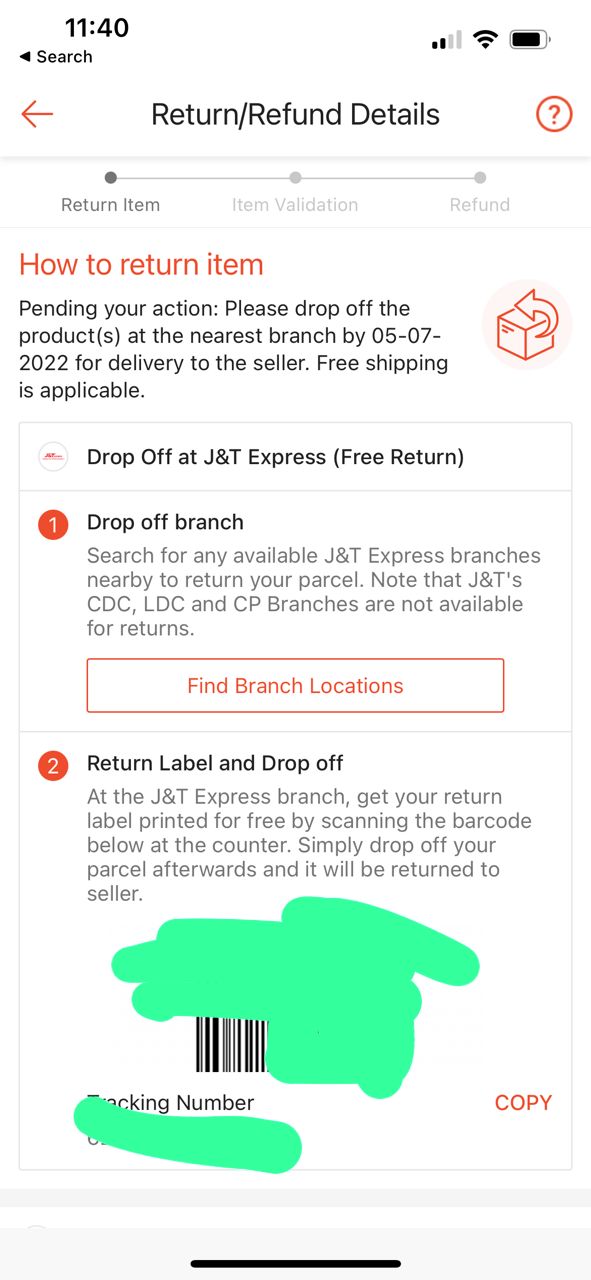 Shopee Return Refund Due Faulty Product Malfunction / Item Not Works