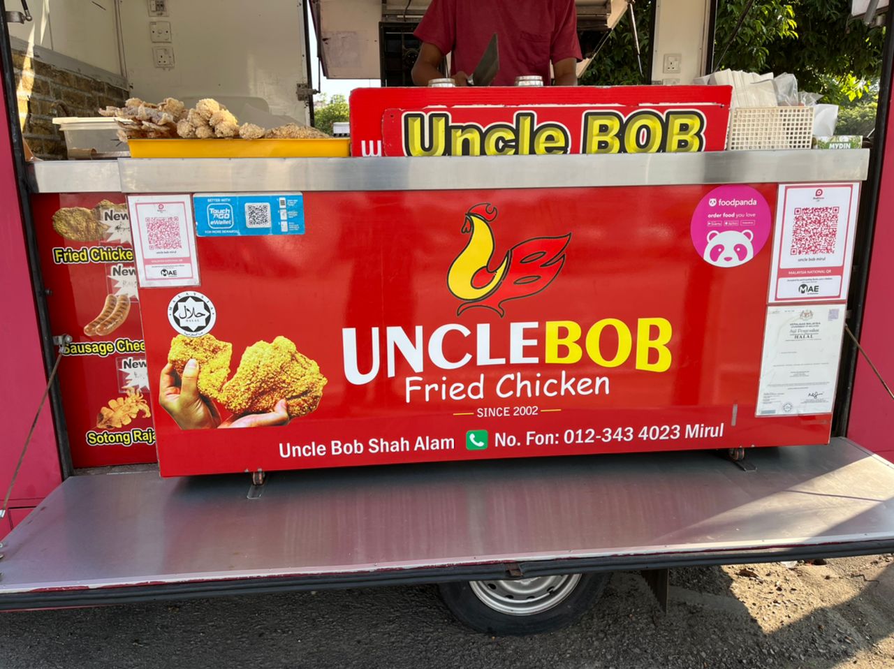 Uncle Bob Fried Chicken Food Truck Bukit Jelutong Shah Alam Selangor