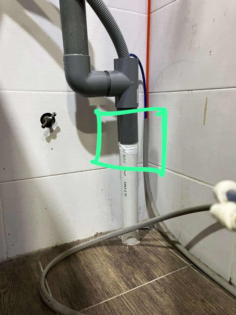 Washing Machine Double or 2 Way Pipe Drainage DIY My Awesome Moments