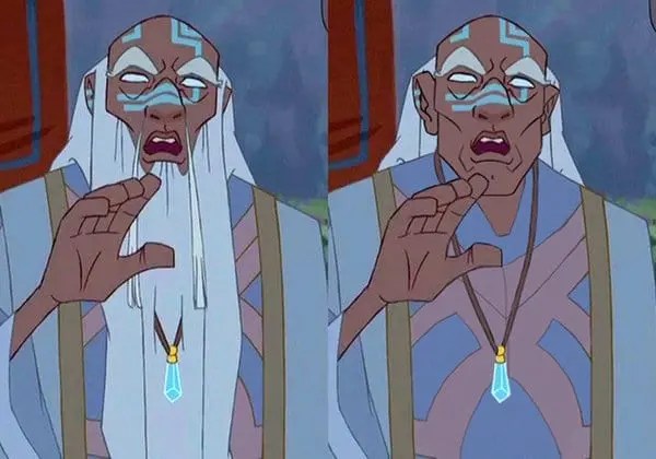 An Artist Shows What Disney Characters Look Like Without Their Beards