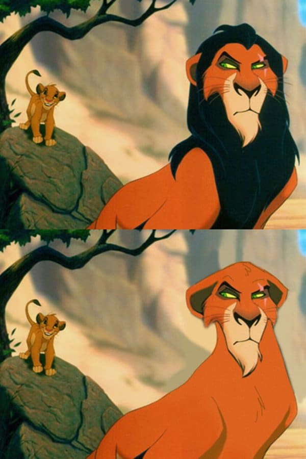 An Artist Shows What Disney Characters Look Like Without Their Beards